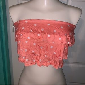 ❌SOLD❌ on ThredUp—Polka Dot Crop Top